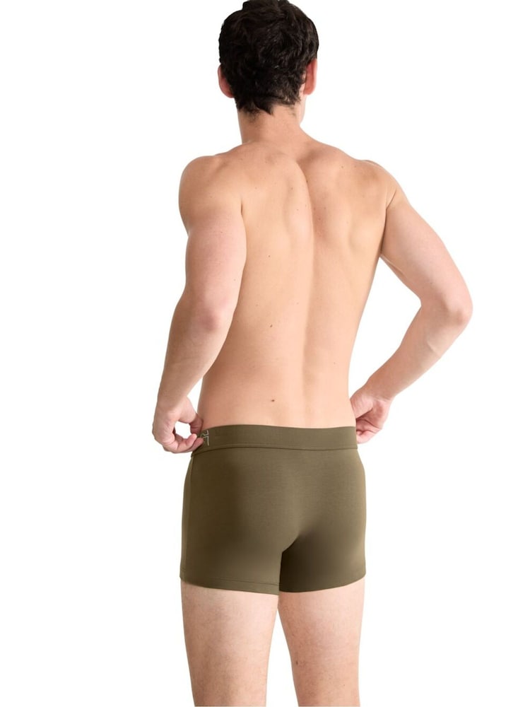 Braun/Creme - Sloggi SLG Boxershorts für Herren - Bild 2 von 5