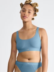 Sloggi 70s Blue EVER Ease Bikini Top - Image 3 of 7