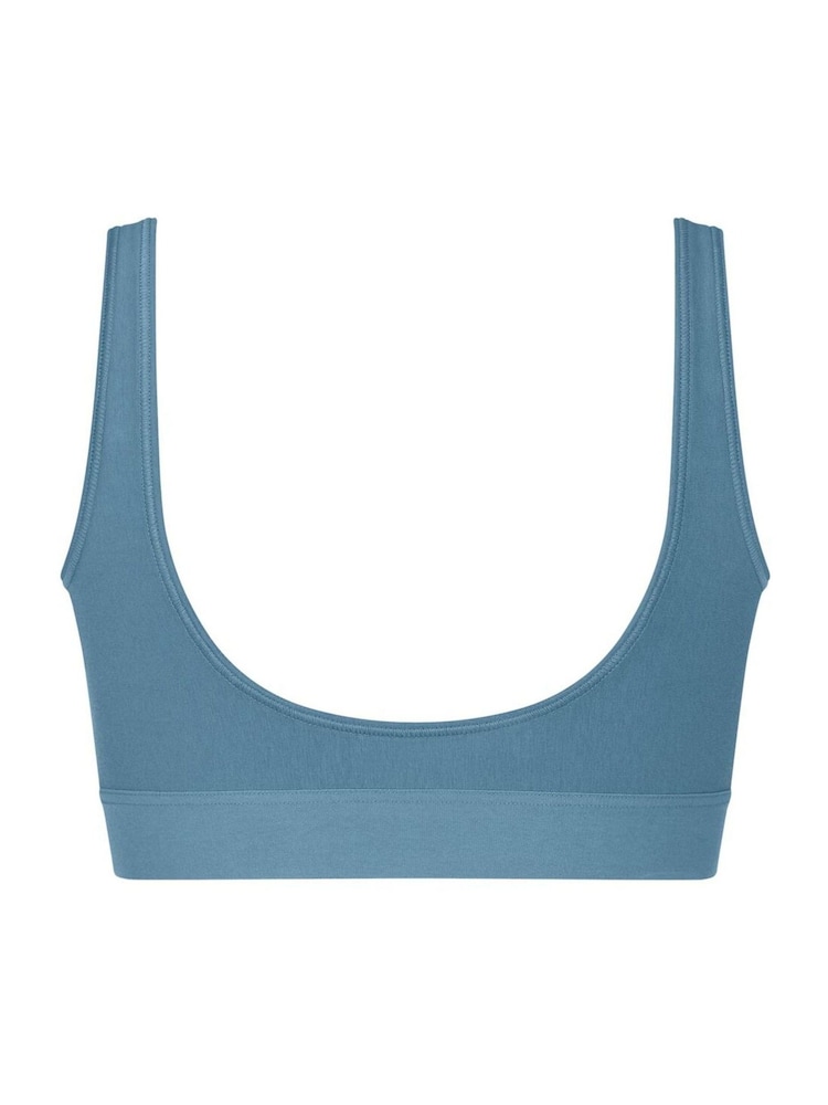 Sloggi 70s Blue EVER Ease Bikini Top - Image 7 of 7