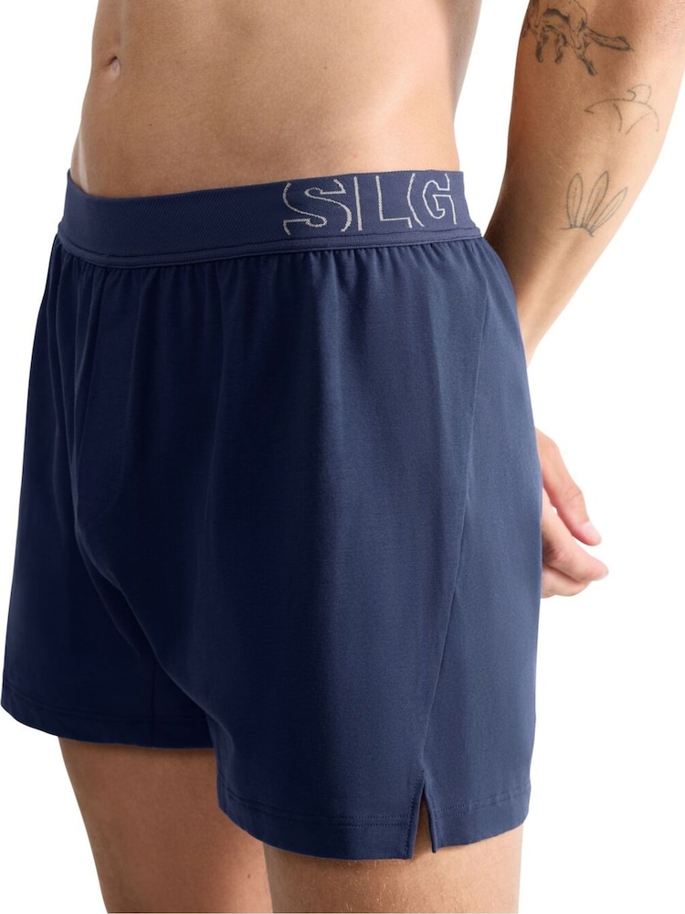 Blauw chroom - Sloggi Mens SLG Boxers Shorts - Image 4 of 5