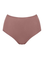Sloggi Go Daily Cotton Highwaist Black Knickers 3 Pack - Image 5 of 6