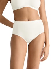 Sloggi Go Daily Cotton Highwaist Black Knickers 3 Pack - Image 1 of 6