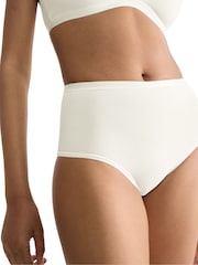 Sloggi Go Daily Cotton Highwaist Black Knickers 3 Pack - Image 3 of 6