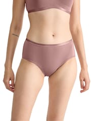 Sloggi Go Daily Cotton Highwaist Beige Briefs - Image 1 of 5