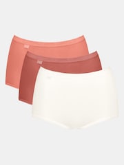 Sloggi Basic Midi Black Knickers 3 Pack - Image 1 of 8