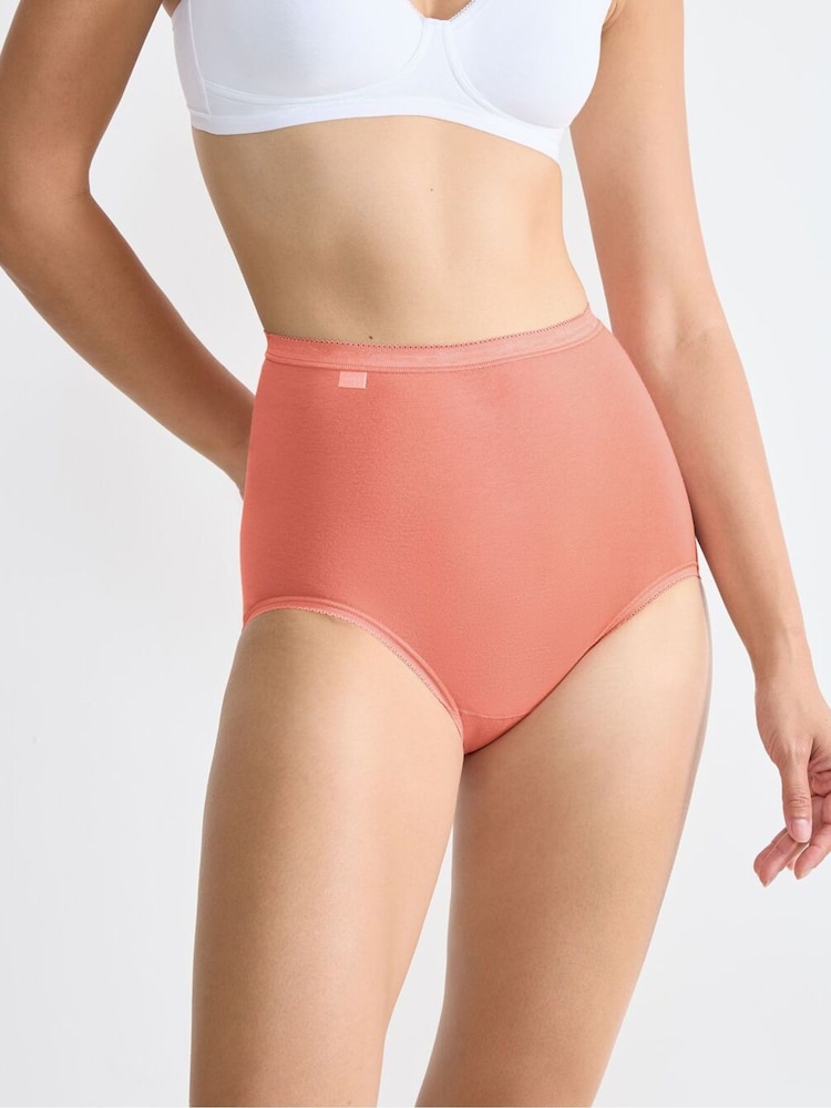 Sloggi Basic Midi Black Knickers 3 Pack - Image 5 of 8