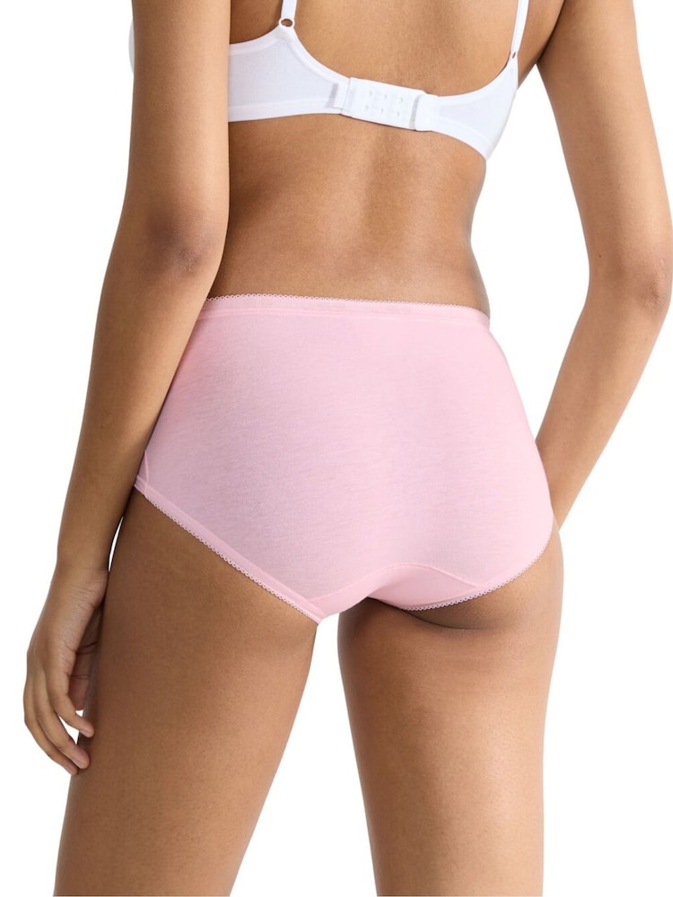 Sloggi Basic+ Midi Briefs 4 Pack - Image 2 of 12