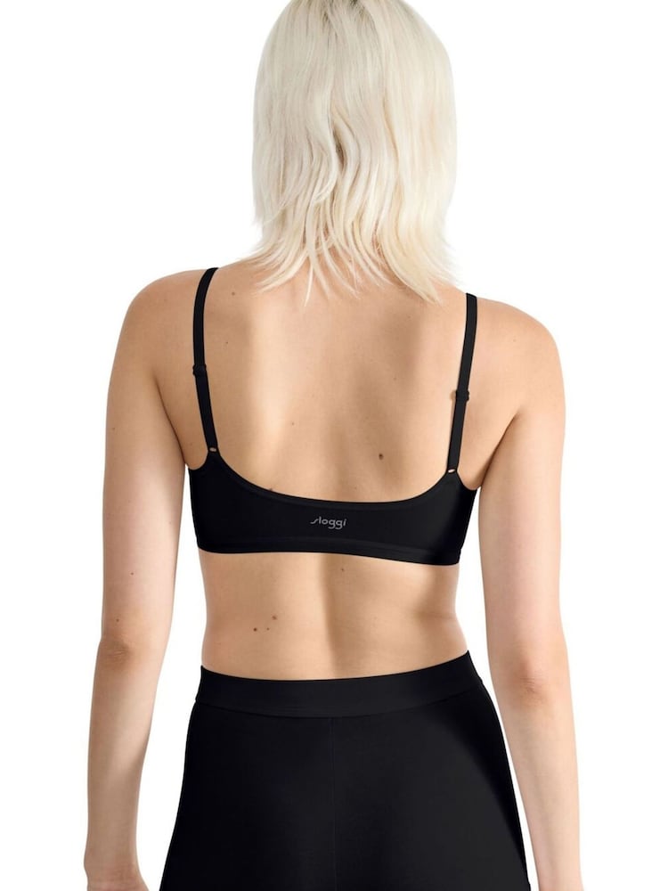 Sloggi Go Daily Cotton Highwaist Black Bra - Image 2 of 6