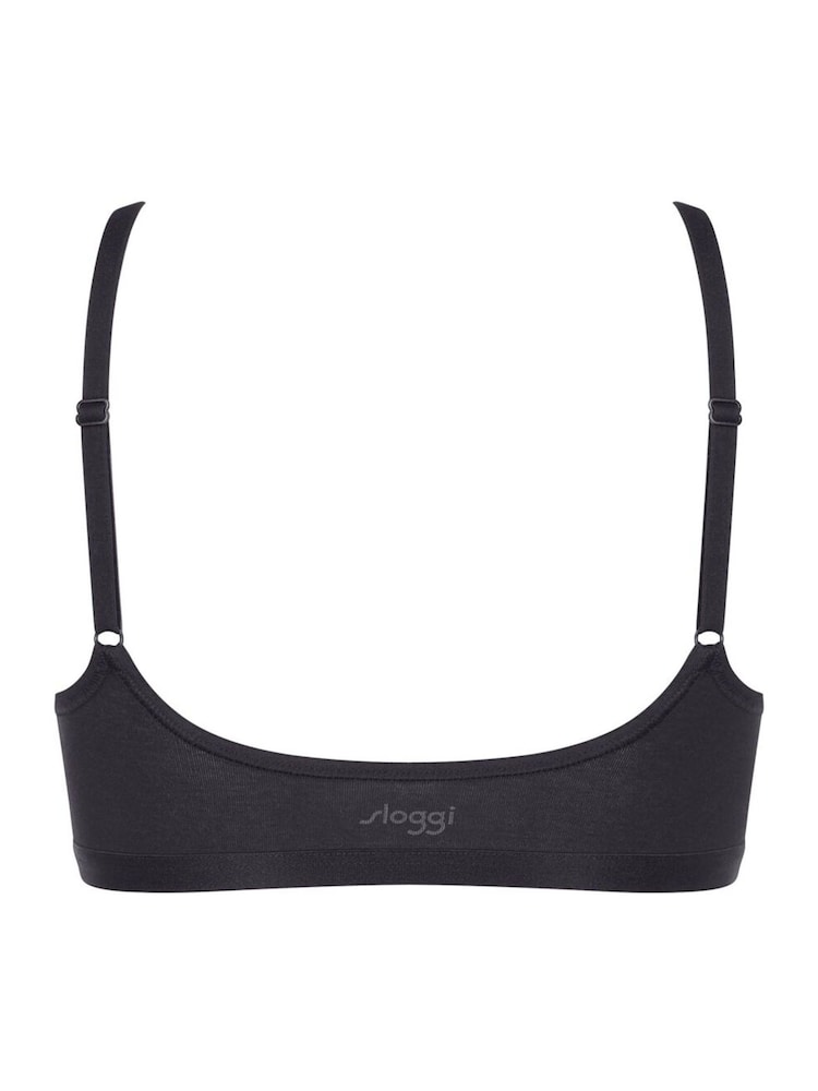 Sloggi Go Daily Cotton Highwaist Black Bra - Image 6 of 6