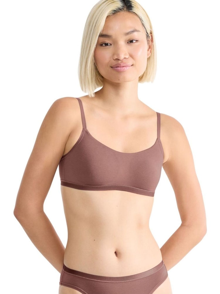 Sloggi Go Daily Cotton Highwaist Beige Briefs - Image 1 of 8