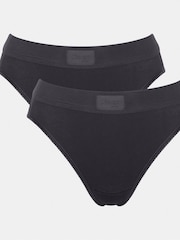 Beere/Schwarz - Sloggi Double Comfort T Tai Berry/Black Briefs 2 Pack - Bild 5 von 5