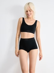 Sloggi Double Comfort T Tai Berry/Black Briefs 2 Pack - Image 1 of 6
