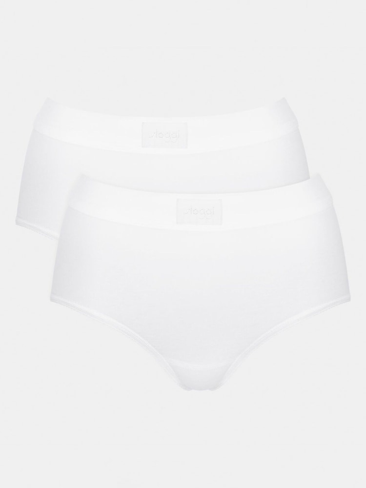 Sloggi Double Comfort T Tai Berry/Black Briefs 2 Pack - Image 1 of 7