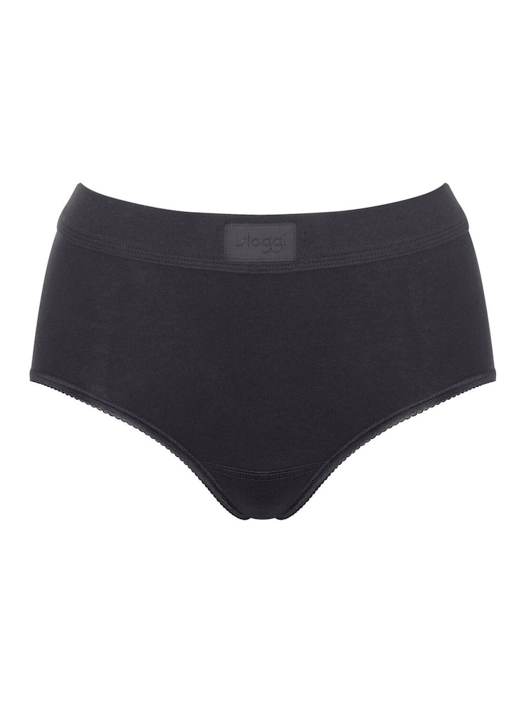 Ягодный/Черный - Набор из 2 трусов ягодного/черного цвета Sloggi Double Comfort T Tai - Изображение 2 из 7
