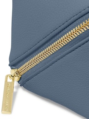 Katie Loxton Blue Medium Make Up Wash Bag - Image 4 of 4