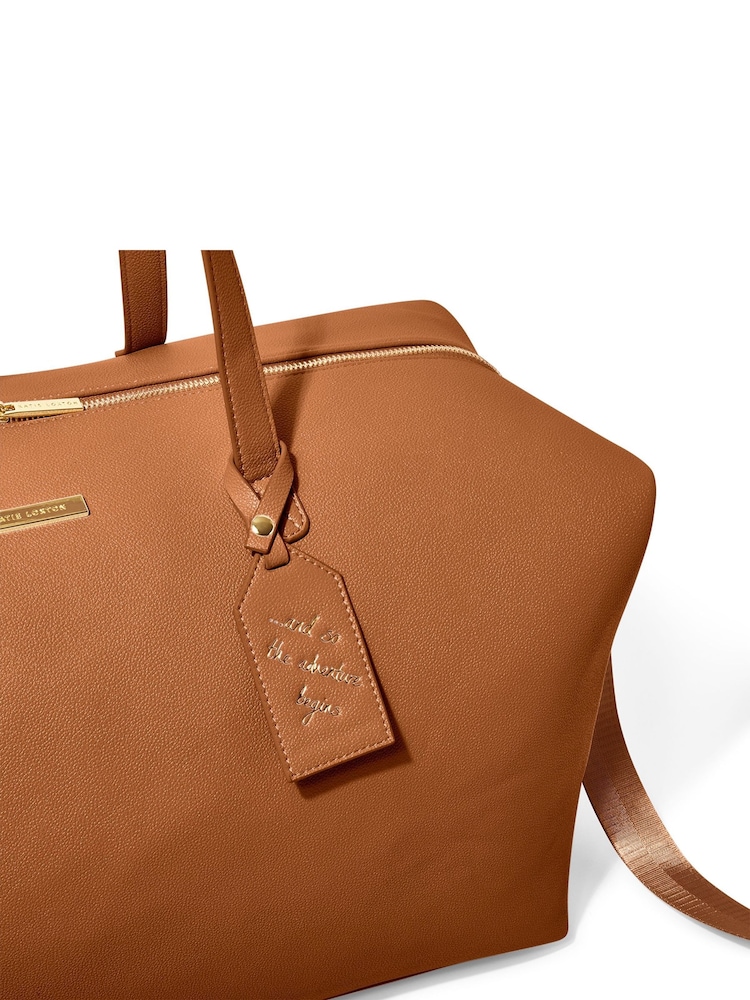 Katie Loxton Natural Weekend Holdall Bag | Cognac | 30 X 53 X 25Cm - Image 2 of 4