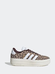adidas Brown Light VL Court Bold Trainers - Image 1 of 9