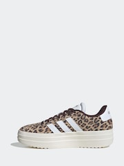 adidas Brown Light VL Court Bold Trainers - Image 2 of 9
