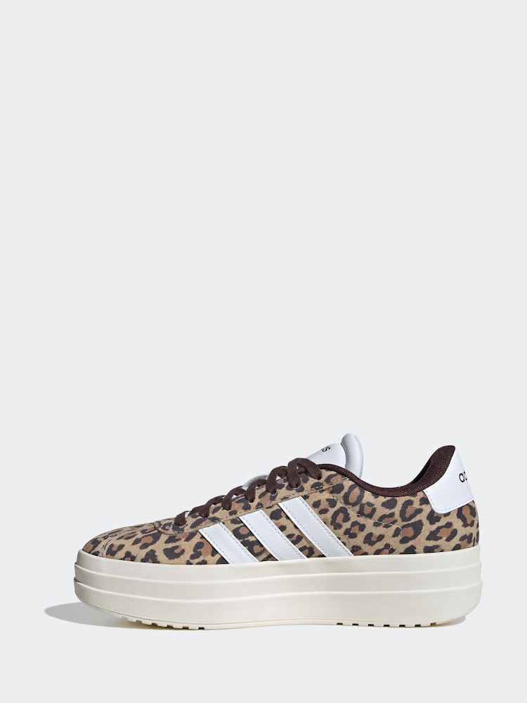 adidas Brown Light VL Court Bold Trainers - Image 2 of 9