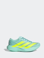 adidas Green Dark Adizero Evo Trainers - Image 1 of 9