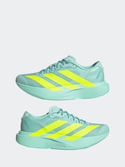 adidas Green Dark Adizero Evo Trainers - Image 5 of 9
