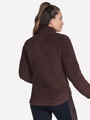 Skechers Brown Skech Sherpa Jacket - Image 2 of 4