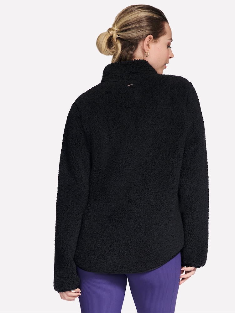 Skechers Black Skech Sherpa Jacket - Image 3 of 3