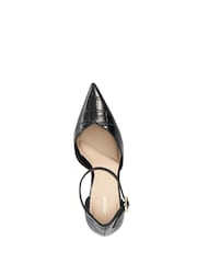 Dune London Black Colly Emerald Heel Open Court Shoes - Image 5 of 5