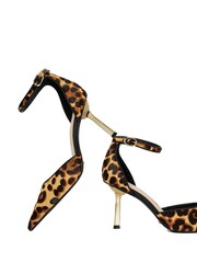 Dune London Colly smaragdgrüne offene Pumps mit Absätzen - Bild 5 von 6