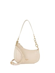 Dune London Cream Smart Direction Small Scoop Shoulder Bag - Image 1 of 5