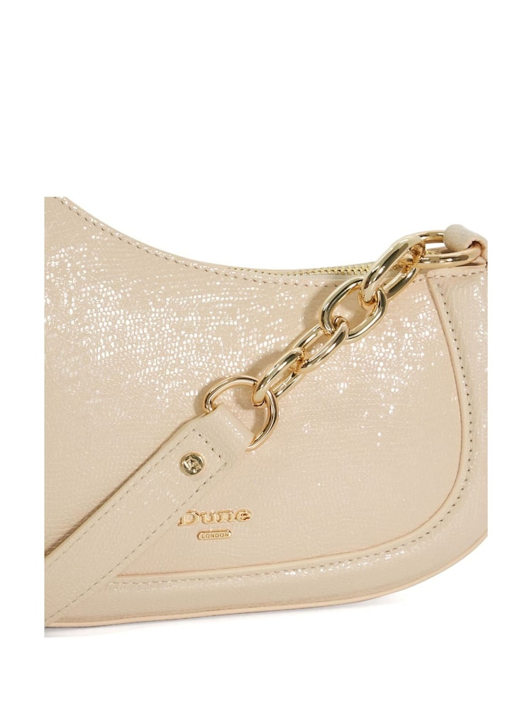 Dune London Cream Smart Direction Small Scoop Shoulder Bag - Image 3 of 5