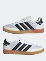 adidas White Training Spezial Trainers - Image 5 of 9