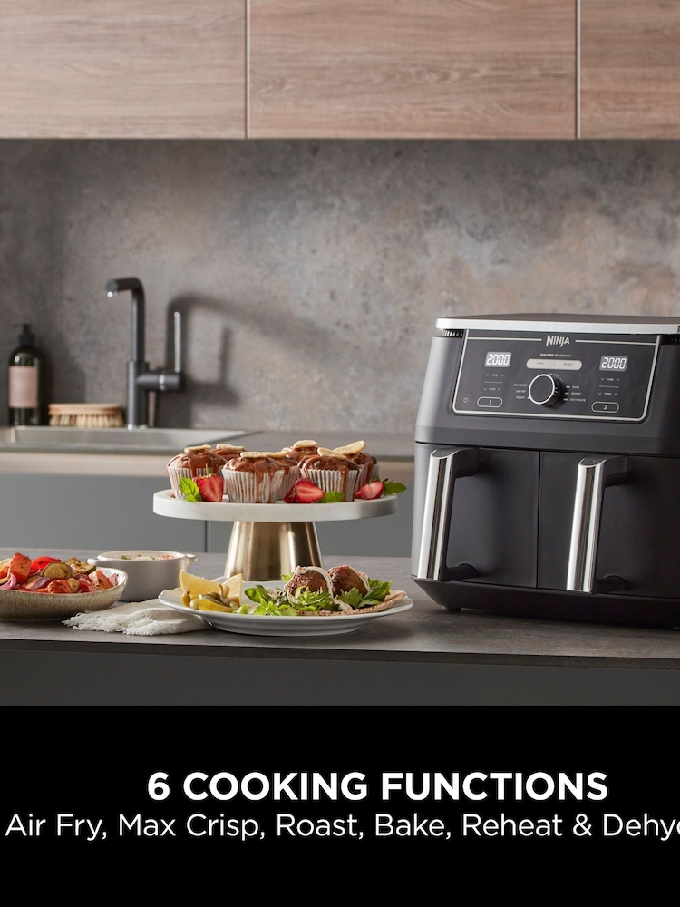 Ninja Black Foodi MAX Dual Zone Air Fryer - Image 2 of 6