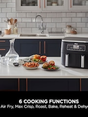 Ninja Black Foodi Dual Zone Air Fryer - Image 2 of 6