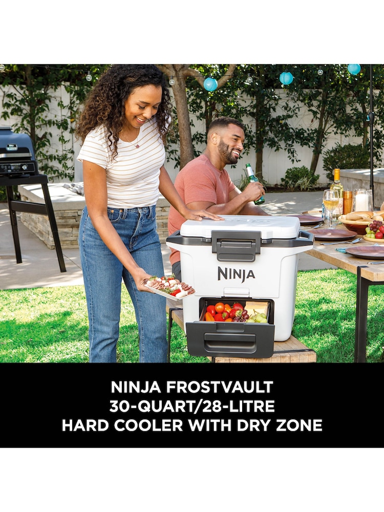 Ninja White FrostVault 30QT/28L FB131UKGY Cool Bags Hard Cooler - Image 2 of 5