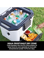Ninja White FrostVault 30QT/28L FB131UKGY Cool Bags Hard Cooler - Image 3 of 5