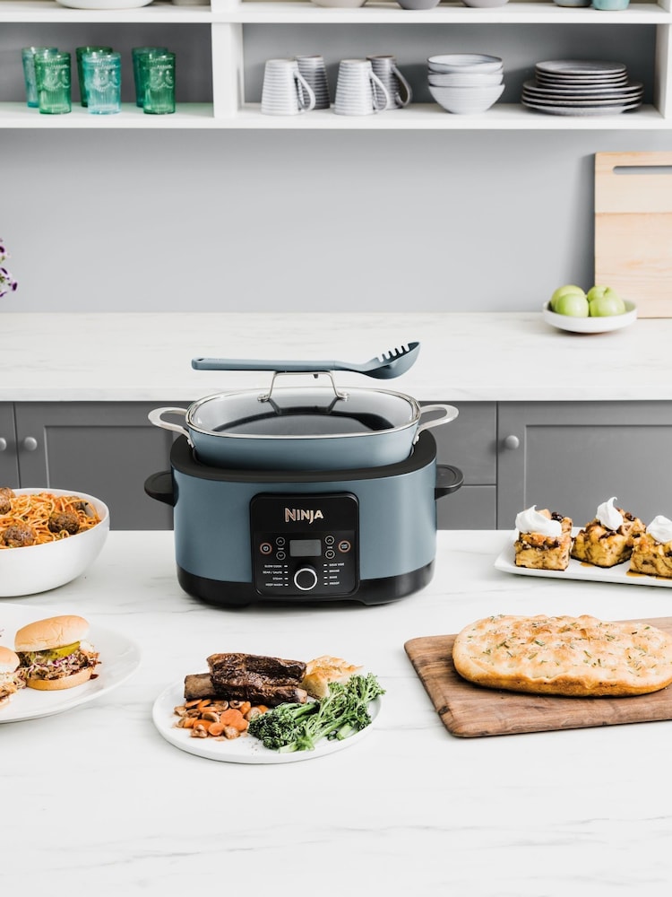 Ninja Sea Salt Grey Foodi 8-in-1 Possible Cooker - Image 1 of 6
