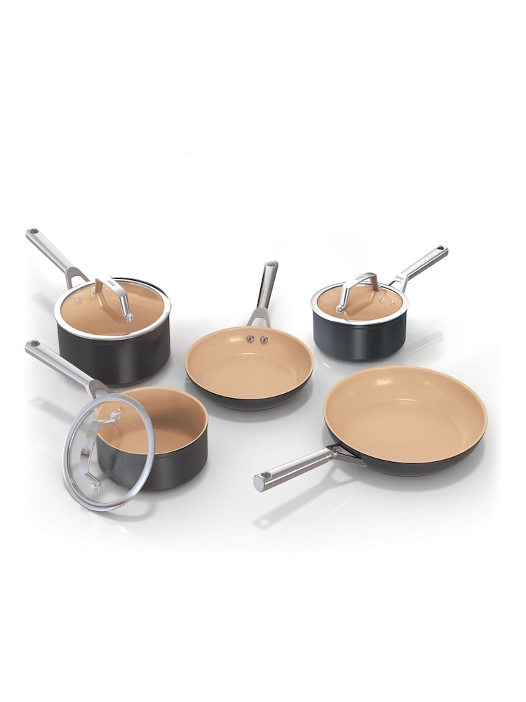 Ninja Grey Extended Life Ceramic 5-Piece Pan Set - Image 1 of 1