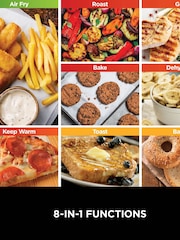 Ninja Black Foodi 8-in-1 Flip Mini Oven - Image 2 of 6