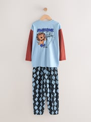 Blue/Brown Dinosaur Oversized Pyjamas 3 Pack (9mths-10yrs) - Image 8 of 10