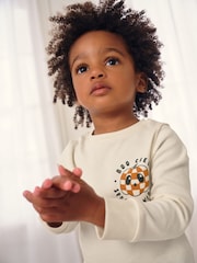 Cream/Black Halloween Fit Single Snuggle Pyjamas (9mths-10yrs) - Image 3 of 7