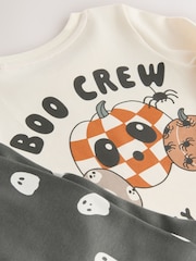 Cream/Black Halloween Fit Single Snuggle Pyjamas (9mths-10yrs) - Image 7 of 7
