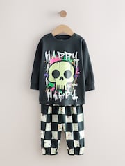 Multi Halloween Oversized Single Pyjamas (9mths-10yrs) - Image 1 of 4