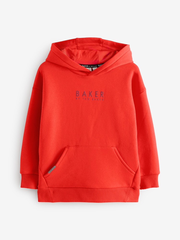 Baker by Ted Baker Oversized Back Print Hoodie - Image 2 of 7