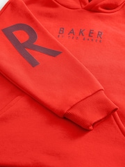 Baker by Ted Baker Oversized Back Print Hoodie - Image 6 of 7