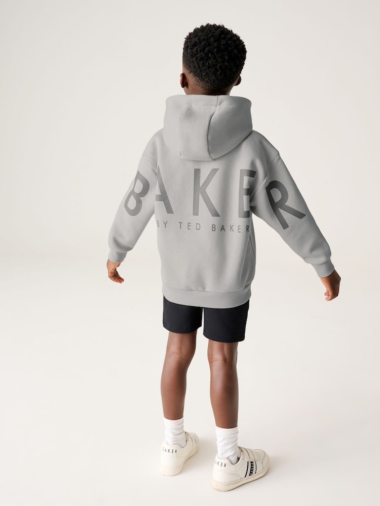 Baker by Ted Baker Oversized Back Print Hoodie - Image 1 of 7
