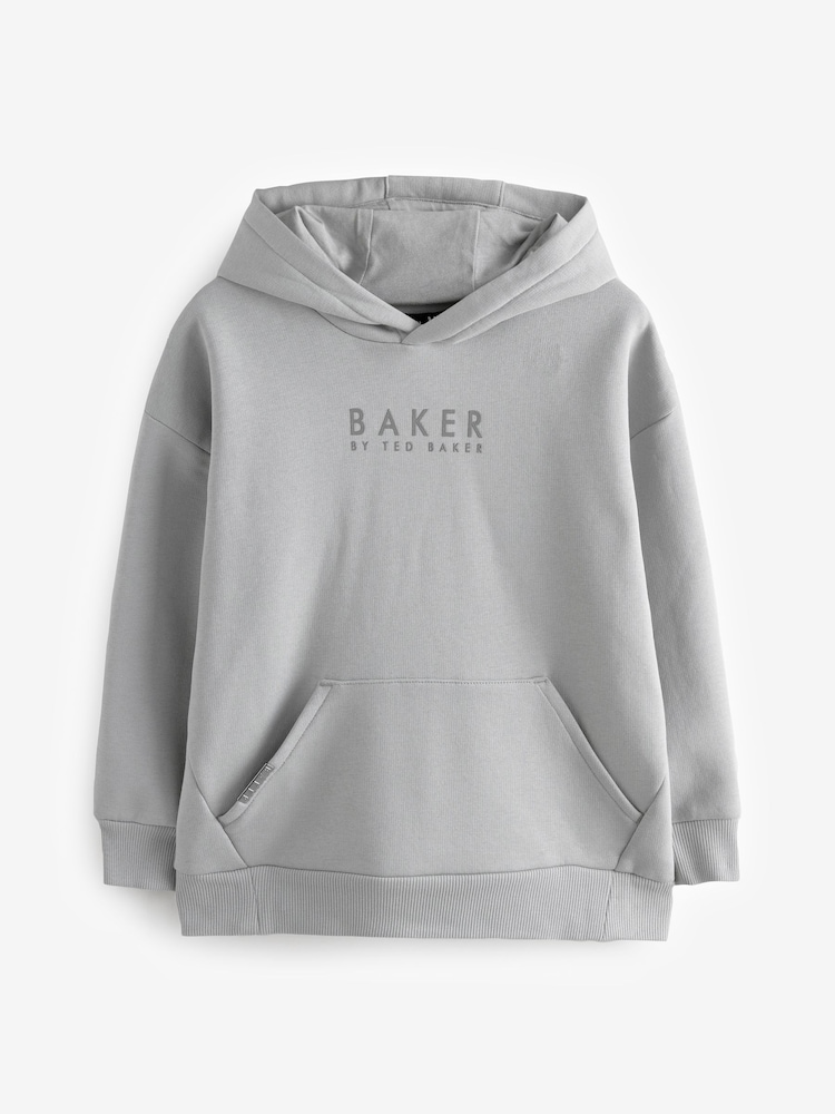 Baker by Ted Baker Oversized Back Print Hoodie - Image 2 of 7