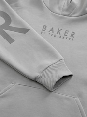 Baker by Ted Baker Oversized Back Print Hoodie - Image 5 of 7