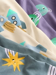 Multi Oversized Pyjamas 3 Pack (9mths-10yrs) - Image 10 of 11