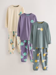 Multi Oversized Pyjamas 3 Pack (9mths-10yrs) - Image 6 of 11